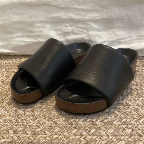 celine slides black